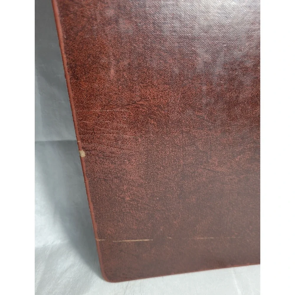 Vintage Trussell Burgundy KU University of Kansas Jayhawks College 3-Ring Binder